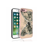 Apple iPhone 8 Plus Uyumlu Kılıf Desenli Kamera Korumalı Parlak Zore Nora Kapak (Model 4)
