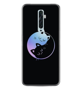 Oppo Reno 2Z 4 Lite 4 Pro 5 6 7 A31 Kılıf Desemli Silikon Love Cats 1604