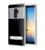 Buff Galaxy S9 Plus ile Uyumlu Air Bumper Kılıf Silver