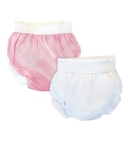 Sema Baby 2'li Lüks Alıştırma Külodu 16-22 kg - Beyaz/Pembe (Standart)