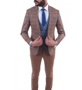 Kombinli Slimfit Drop 6 Takım Elbise