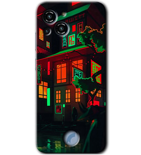 Reeder S23 Pro Max Kılıf HD Desen Baskılı Arka Kapak - China Street