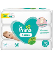 Prima Islak Havlu Mendil Hassas Ciltler İçin Bitki Bazlı Kokusuz 52 Yaprak (3 Lü Pk) 156 Yaprak