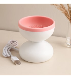 Northcity Makyaj Fırça Temizleme Makinesi USB Silikon Hazneli