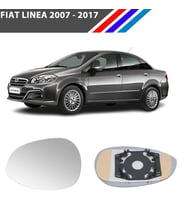 Otozet - Fiat Linea Sağ Dış Ayna Camı Yolcu Tarafı Mekanik Tip 2007-2017
