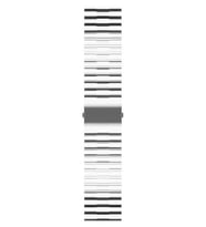 Samsung Galaxy Watch 46mm Uyumlu 22mm Kordon Şeffaf Renkli Transparan KRD-27 Kayış