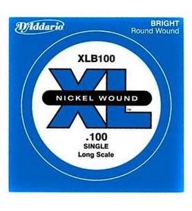 Daddario Xlb100 Bass Tek Tel E (Mi) Xl Nickel Wound 0.100