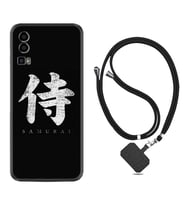 General Mobile Gm 23 Kılıf Resimli Boyun Askılı İpli Desenli Silikon Samurai 1340