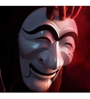 La Casa De Papel Kore Mask - Kalamar Mask Yeni Versiyon