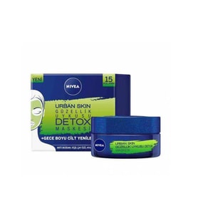 Nivea Urban Skin Detox Güzellik Uykusu Maskesi 50 ml Gece