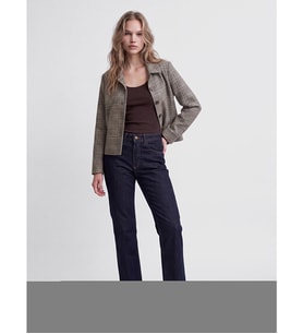 LCW Jeans İndigo Yüksek Bel Straight Fit Kadın Jean Pantolon