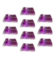 Plastik Şeffaf Mor Sup Kaşık - Tatlı Dondurma Kaşığı - 12.5 Cm. - 50 Adetlik 10 Paket