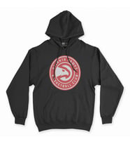Atlanta Hawks Şahin Siyah Kapşonlu Sweatshirt Hoddie