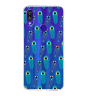 PrintiFy Xiaomi Redmi Note 7 Pro ile Uyumlu 1mm Slim Fit Nazar Boncuğu 4 Baskılı Şeffaf  Kılıf
