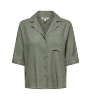 ONLTOKYO LIFE SS LINEN BL SHIRT PNT NOOS (Yeşil)