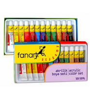 FANART AKRİLİK BOYA SETİ 18x12ML TÜP