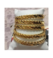 Zeygold 5 Adet Altın Kaplama Duble Adana Burma Bilezik Zeygold