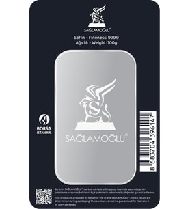 100 Gram Külçe Gümüş