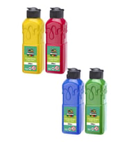 Parmak Boyası 250 Gr 4 Adet Çocuklar İçin Yıkanabilir Parrmak Boya Okul Hobi Kreş Etkinlik Kırmızı Sarı Mavi Yeşil (Karışık)