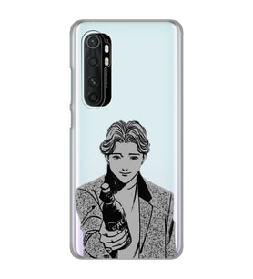 Xiaomi Mi Note 10 LITE Uyumlu Anime Monster Tasarımlı Şeffaf Telefon Kılıfı