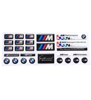 BMW VE M LOGOLU DAMLA STICKER TAKIM ( 27 PARÇA)