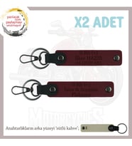 Hız Aşıklarına Hediye, İsim Plaka ve 0 Rh (+) Kan Grubu, Kişisel Acil Durum x2 Anahtarlık, Bordo-SK (Çok Renkli)