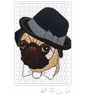 Pug Köpek 04 Puzzle 240 Parça Yapboz