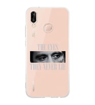 Huawei P20 Lite Uyumlu Baskılı Yumuşak Silikon Şeffaf Telefon Kılıfı