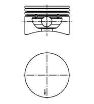 Opel Astra Z16XE 2001-2005 Piston Sekman 79.00 STD 13101859 Goetze
