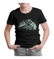 Call of Duty - Ghosts 2 Siyah Çocuk Tshirt