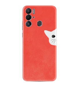 Tecno Pova Neo Kılıf Silikon Desen Özel Seri Kedoş 1735