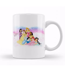 Disney Princesses Are Humans After All Kupa Bardak Porselen