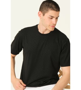 T0738 DEWBERRY ERKEK T-SHIRT-SİYAH