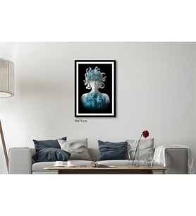 Çerçeveli Doku Efektli Tablo 50x70 cm
