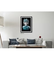Çerçeveli Doku Efektli Tablo 50x70 cm