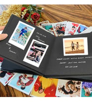 Anı Defteri 30 Adet 6x8 Cm İntax-Retro Tarzı Solmaz Fotoğraf Baskı, Beyaz Jel Kalem ve Bant Hediye (kendin tasarla, yapıştır, oluştur )
