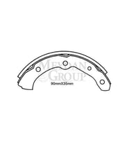 DAIHATSU HIJET- MİNİBÜS- 97/05; ÖN FREN PABUCU (90X35)(DAIWA) 04494-87701 502-6350