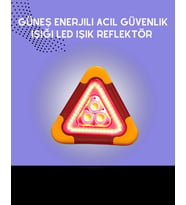 Usb Şarjlı Çok Modlu Acil Durum Feneri - Lisinya