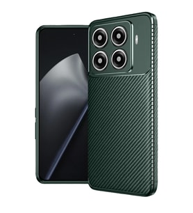 Mi 15T Pro Auto Focus Karbon Kapak - Koyu Yeşil