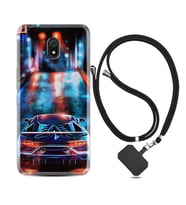 Xiaomi Redmi 8A 8 Pro 9C 9T 10C 11T Pro Kılıf Boyun Askılı Silikon Neon Cars 1724