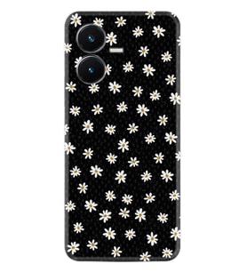 Vivo Y22S Kılıf Resimli Desenli Silikon Platinium Series Papatyalar 1866