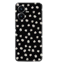 Vivo Y22S Kılıf Resimli Desenli Silikon Platinium Series Papatyalar 1866