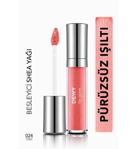 Besleyici Dudak Parlatıcısı - Dewy Lip Glaze - 024 Coral-8682536069441
