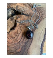 Nelleovana Lal Kırmızı Garnet Kolye