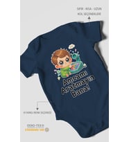 Amcamı Aratmayın Bana! Kısa Kollu Bebek Body %100 Pamuk
