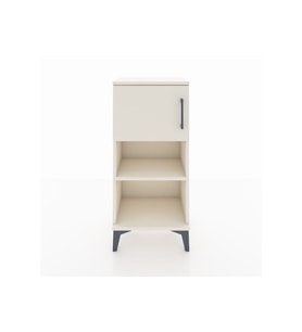Arges Komodin 2 Raflı Tek Kapaklı 44x30x96 Aytaşı-Aytaşı
