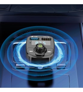Lexroo X8 20W Hızlı Şarj Bluetooth FM Transmitter Çakmaklık Girişli
