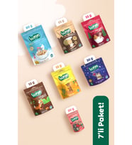 Humm Organic Organik  All Star Tatlı Atıştımalık Paketi - 7 adet (7 çeşit)