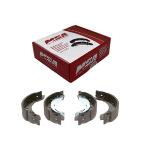 Mga Citroen C2, C3 2002-2010 Arka Fren Balatası Takım 203x38 mm (Siyah)