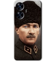 Realme C55 Kılıf HD Desen Baskılı Kılıf - Başkomutan Atatürk
